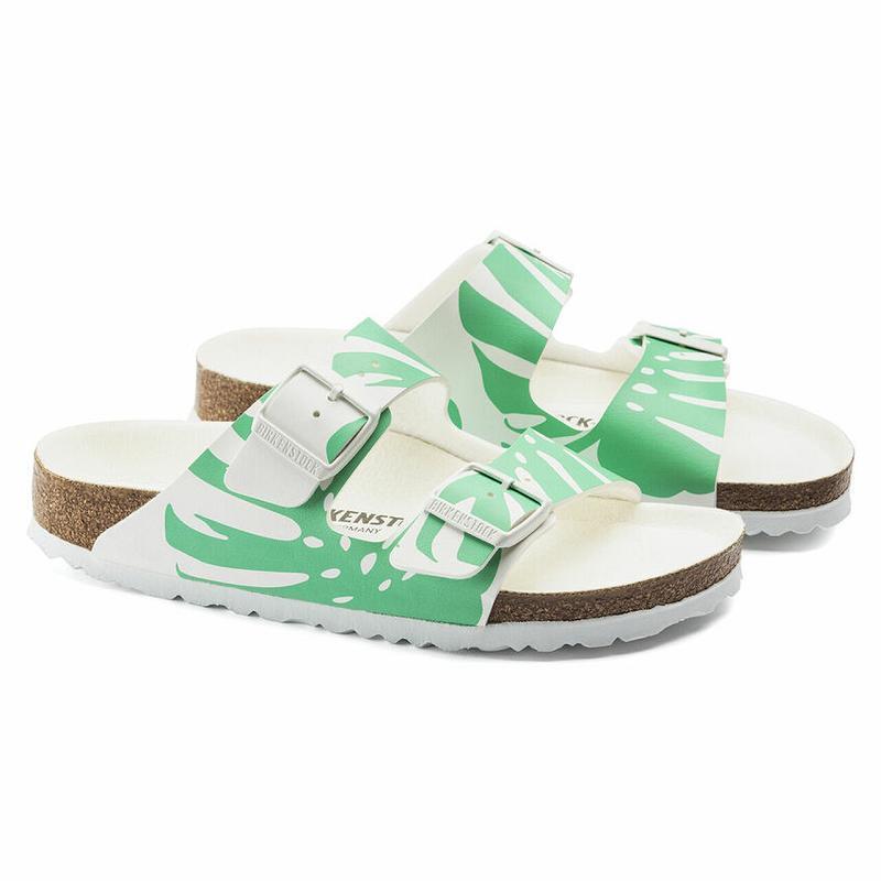 Birkenstock Monstera Birko-flor Arizona Dame Grøn | DK 54AHK